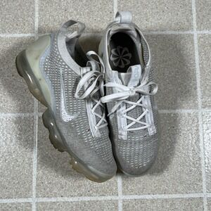 Nike Air VaporMax 2021 Flyknit Pure‎ Platinum Sneakers Athletic Women - Sz 7.5